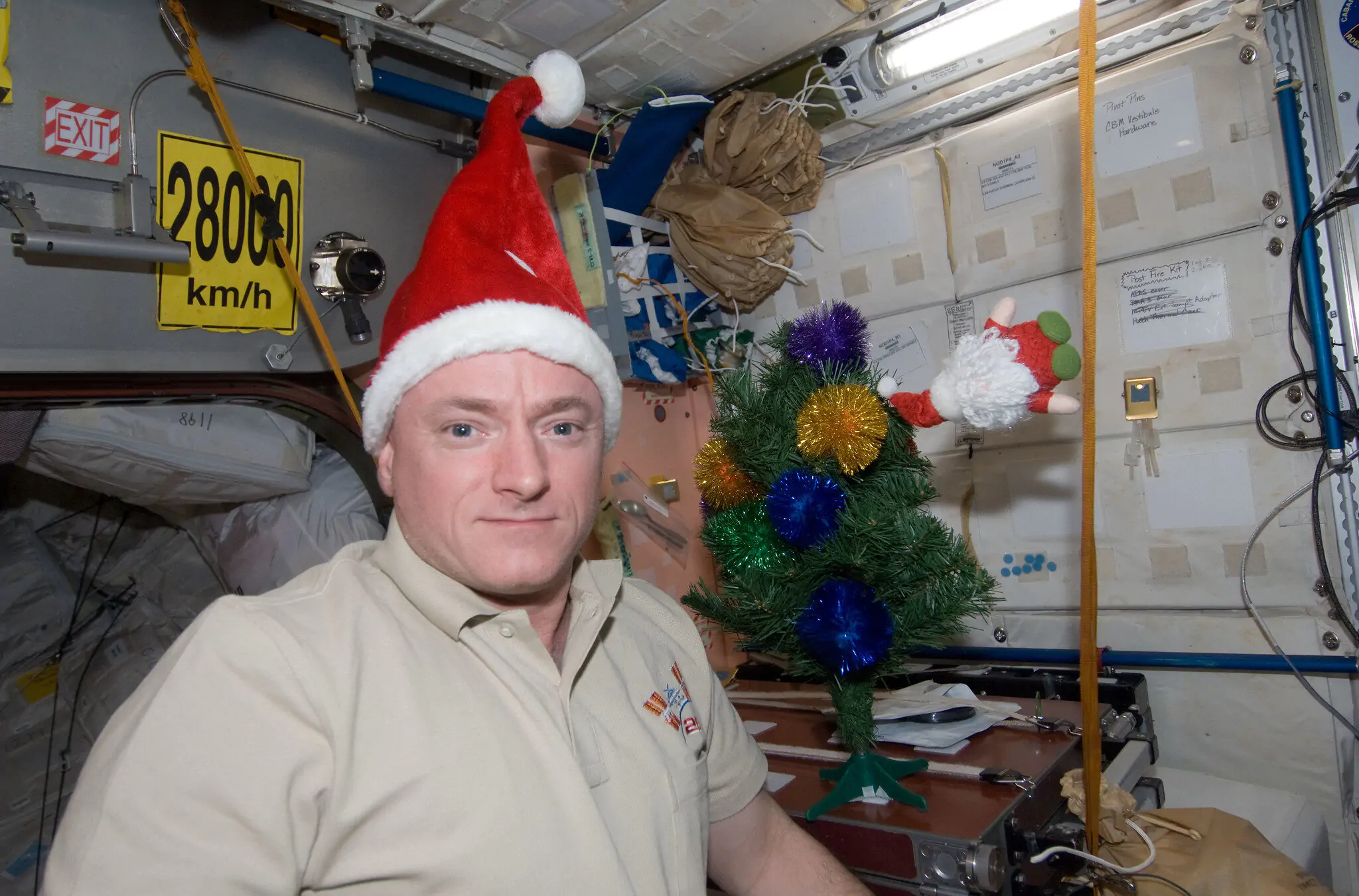 Scott Kelly de l'Expédition 26 en 2010 © NASA via Flickr